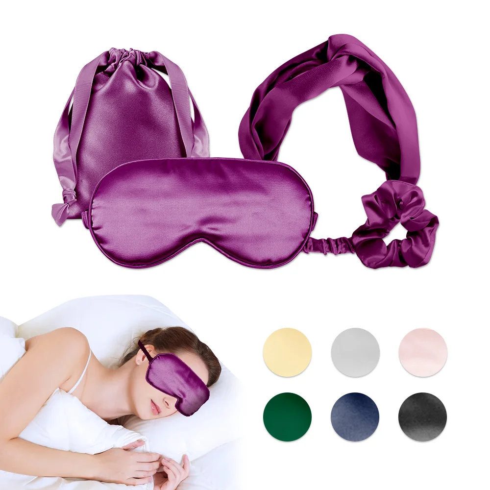 

4 шт./комплект, женские маски для сна из искусственного шелка