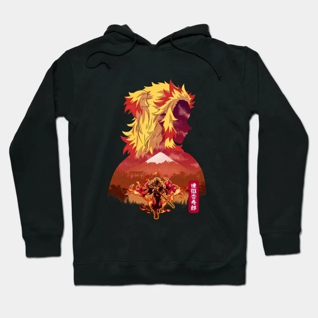 

Kyojuro Rengoku Hoodie Demon Slayer Hoodie