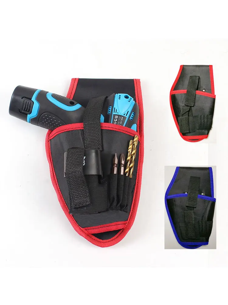 Multi-functional Waterproof Oxford Cloth Waist Bag Tool Bag Electric Waist Belt Tool Pouch Bag For Wrench Screwdriver Hand Drill