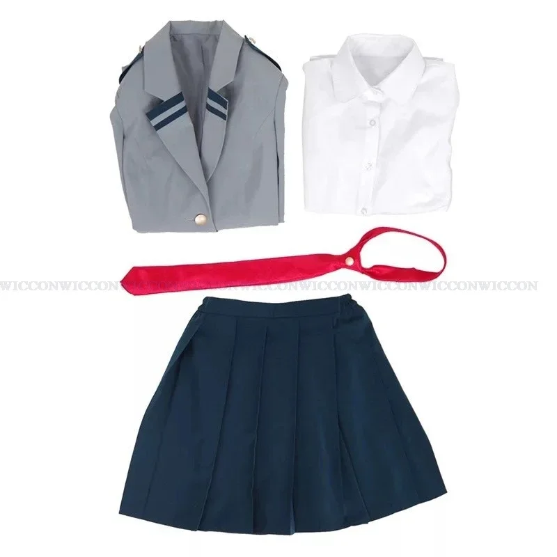 Костюм для косплея My Acamiade из аниме урарака очако комплект школьной формы с героем