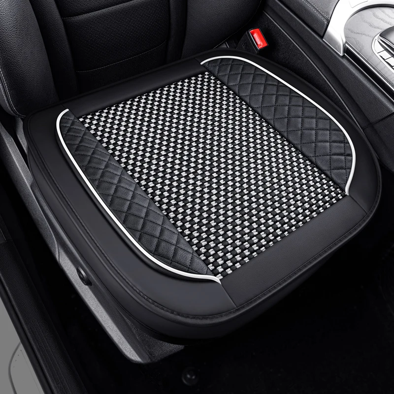 

Универсальный Стильный чехол на сиденье автомобиля из ледяного шелка, 3D подушка для Jaguar XF Opel Astra K J H Ford Ka Geely Coolray, аксессуары для интерьера