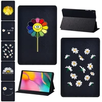 for samsung galaxy tab a7 lite 8 7a7 10 4s7 11a8 0a a6 10 1a 10 1a 10 5s5e 10 5 daisy pattern series tablet stand case