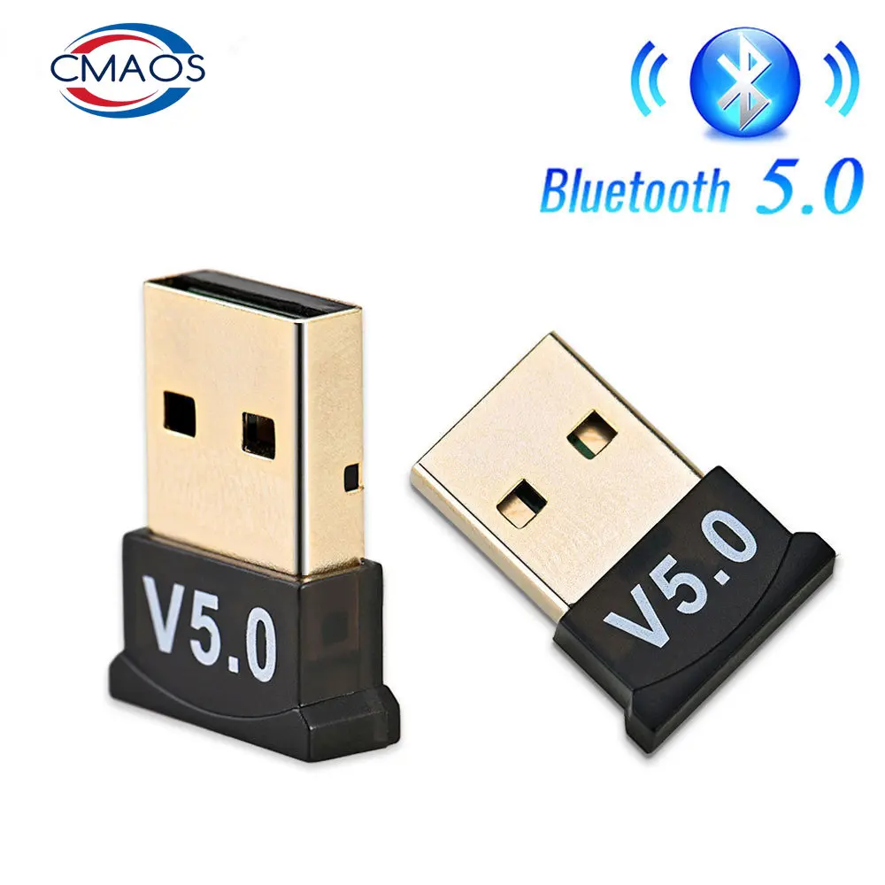 

USB Bluetooth 5.0 Adapter Transmitter Bluetooth Receiver Audio Bluetooth Dongle Wireless USB Adapter for Computer PC Laptop d