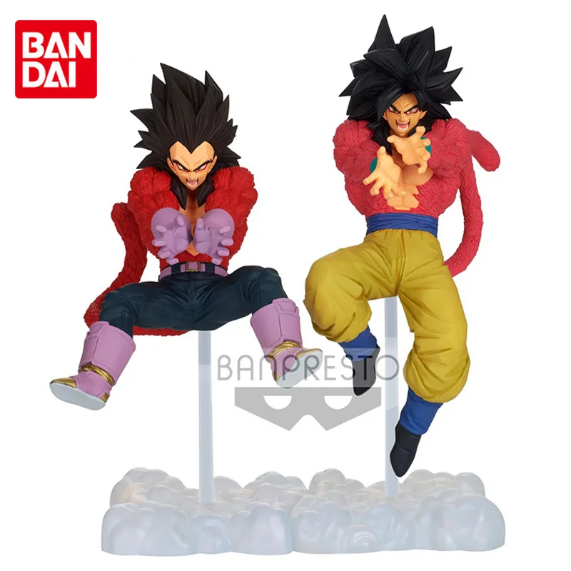 

BANDAI Original TAG FIGHTERS Dragon Ball GT Super Saiyan 4 Son Goku Vegeta Bejīta Anime Action Figures Toys for Boys Gifts