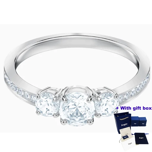 

Fashionable and charming silver diamond ring is suitable for beautiful women to wear, enhancing elegance and nobility