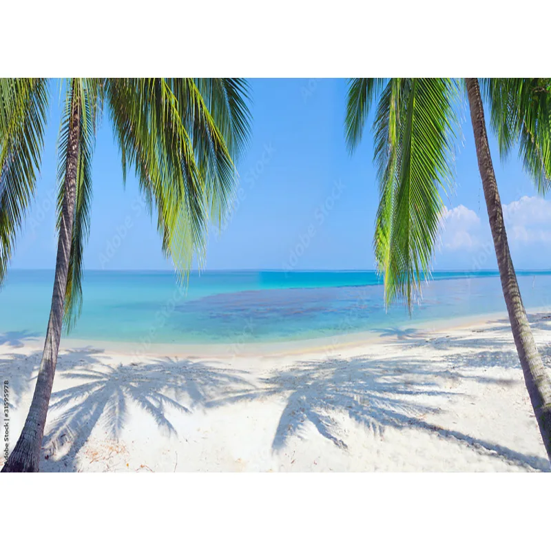 Фон для фотосъемки с изображением тропического моря