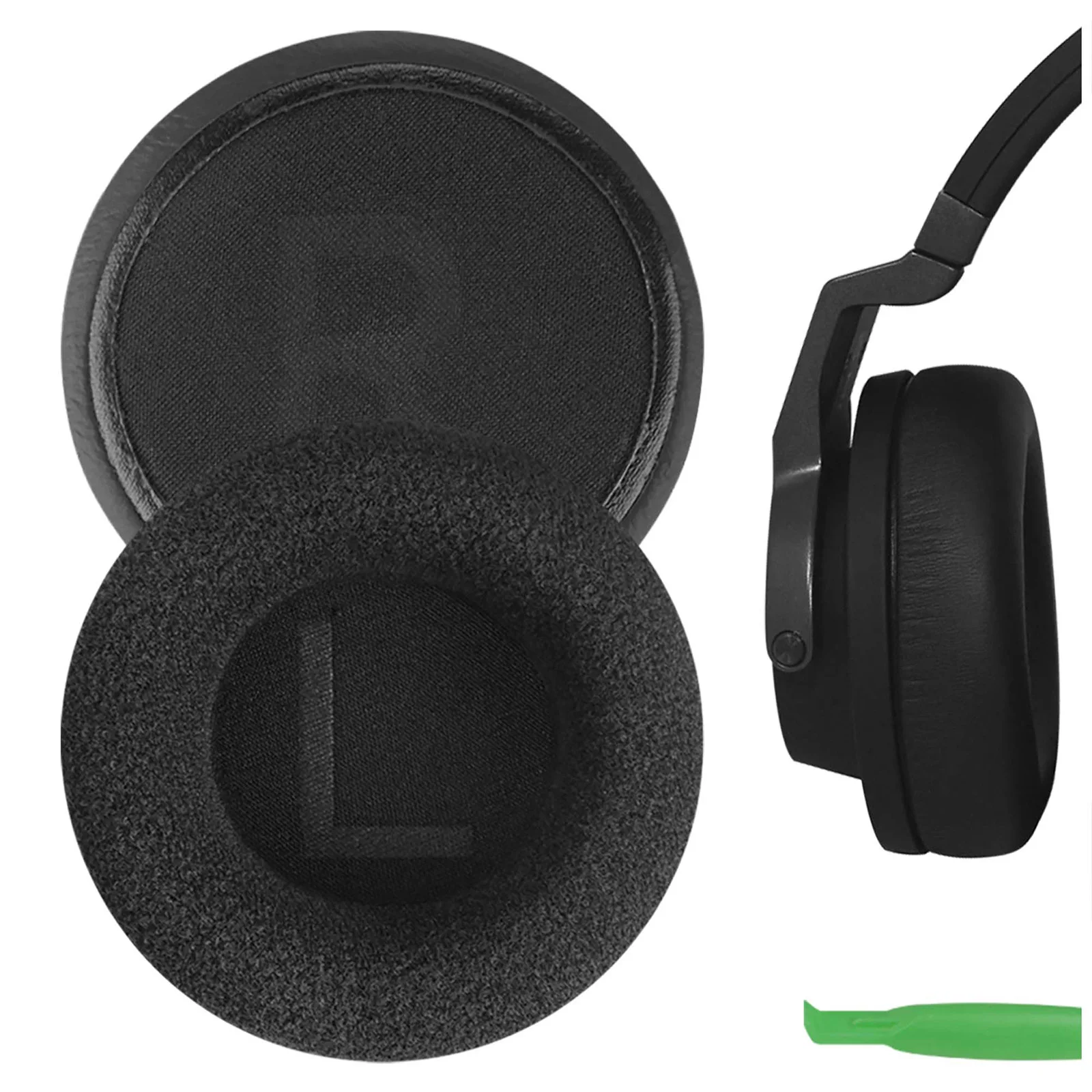 

Geekria Earpads for AKG K540 K545 K267 K182 Replacement Headphones Comfort Velour Ear Pads Cover Cushions Foam Earmuff