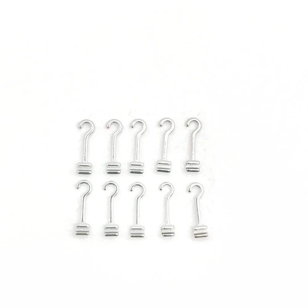 5 Bag Dental Sliding Crimpable Hooks Long Right/Left Orthodontic Hook Curved