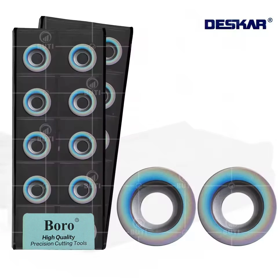 

DESKAR 100% оригинал RDHX1003MOT RDHX12T3MOT TF618 Токарный станок с ЧПУ Фреза Серия лезвий Обработка лезвия из закаленной стали Фрезерное лезвие