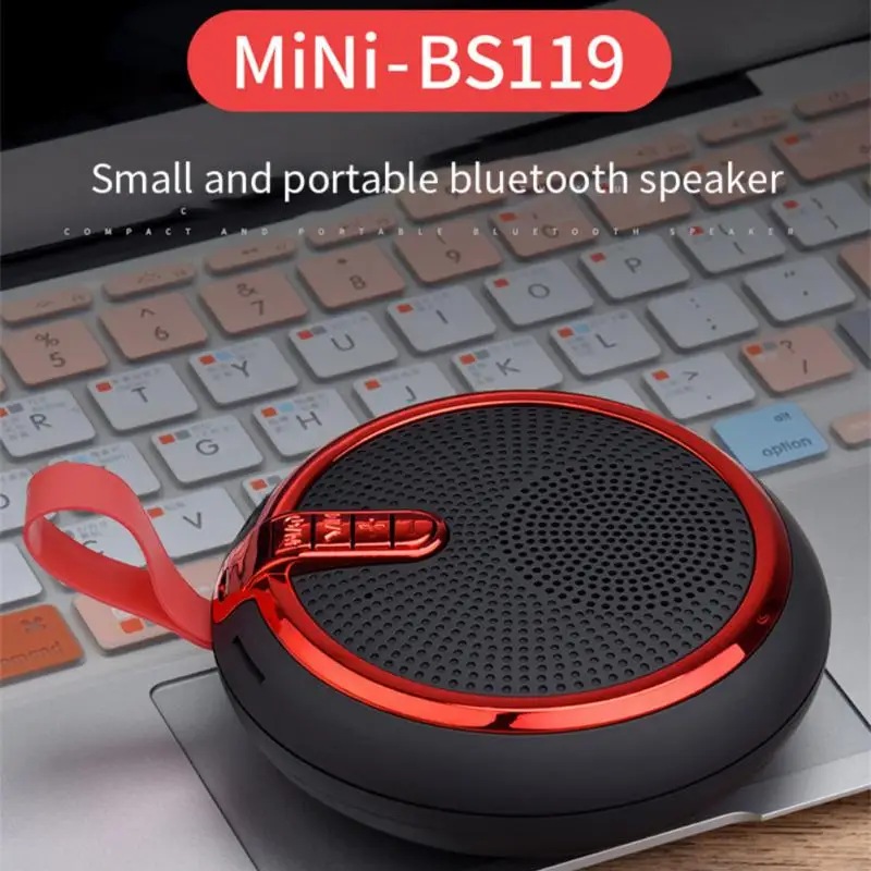 

Портативная беспроводная мини-колонка, уличный громкий динамик, беспроводная звуковая шкатулка, стереоколонка с объемным звучанием и баса...