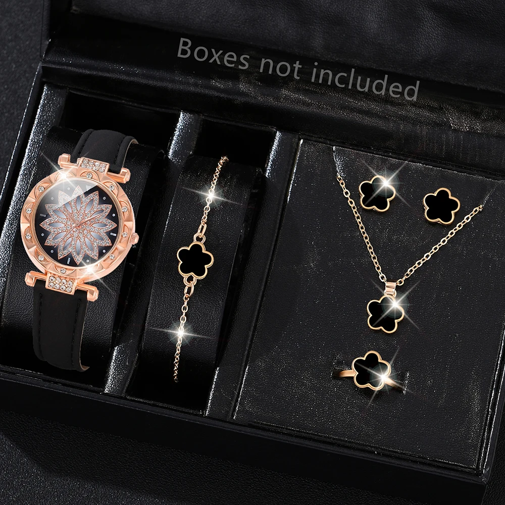 Женские кварцевые наручные часы с матовым ремешком 6 шт