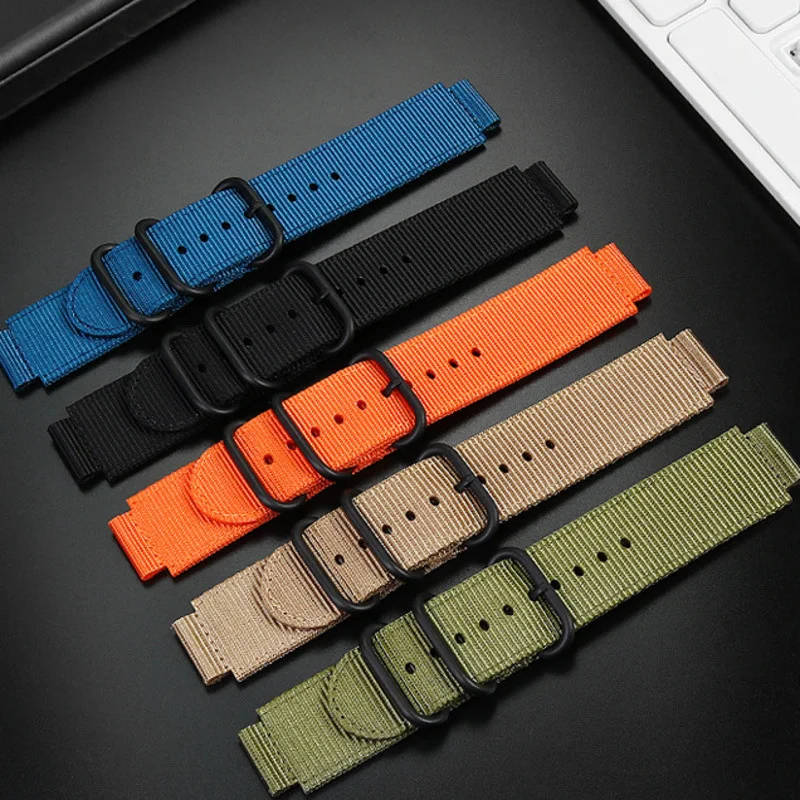 Nylon Watch Band For Casio GA110 GBA-800 GMA-B800 GA-800 GBD-800 GBD800 GA800 Watchband  Durable Strap For Man Women Bracelet