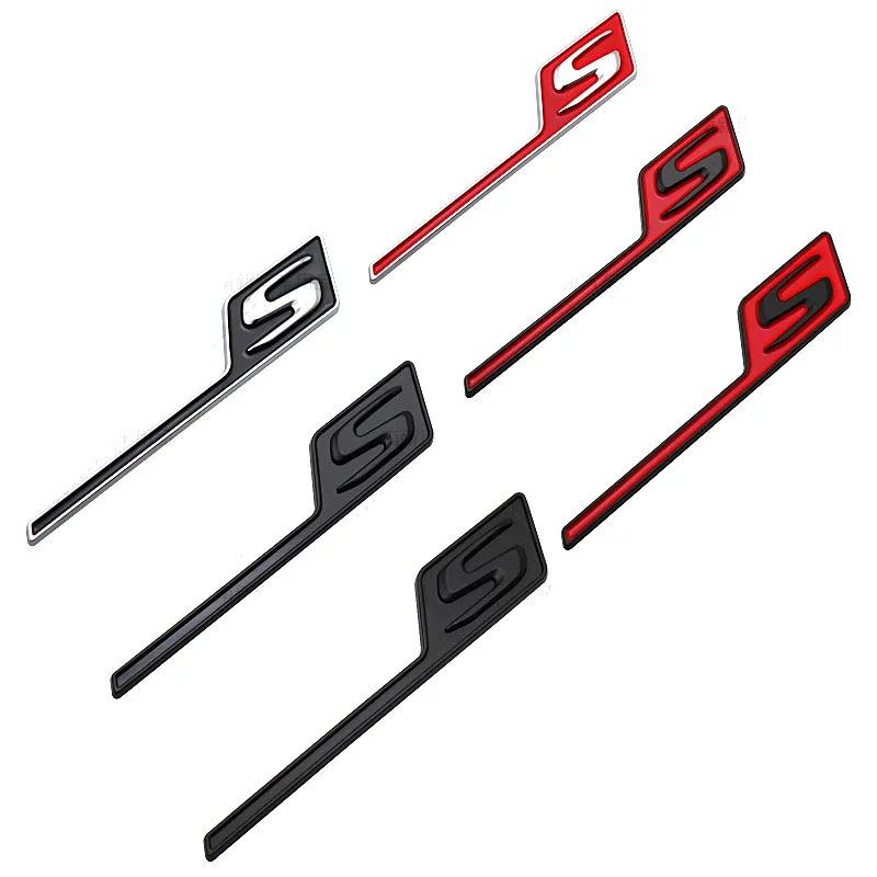 ABS задняя эмблема автомобиля наклейка Стайлинг S логотип для Mercedes Benz GTS GT43S GT63S A45S