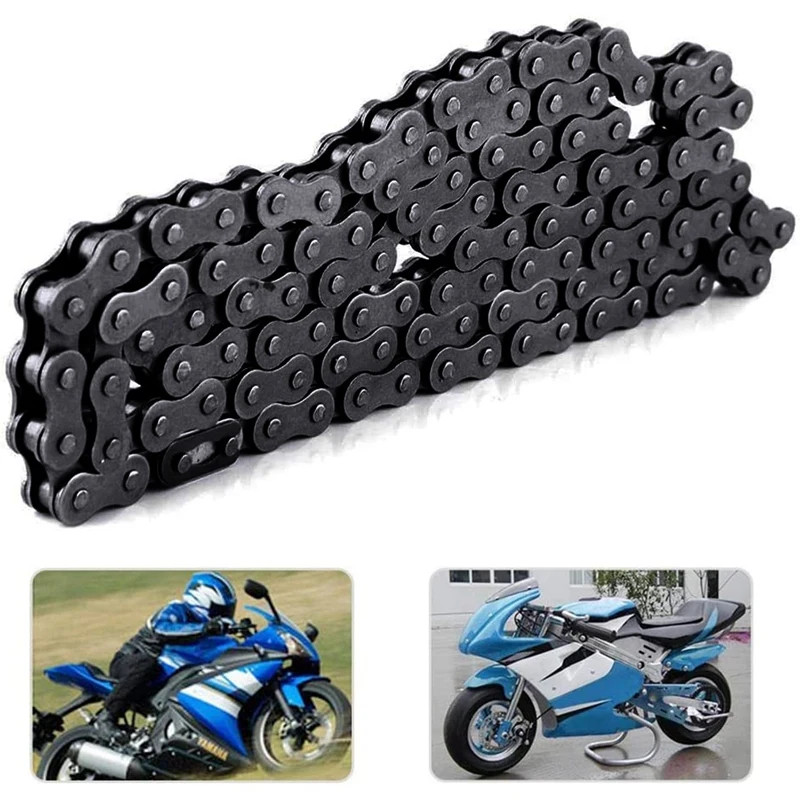 

415H 110L Link Motorcycle Chain Connector For 2-Stroke 49Cc 60Cc 66Cc 80Cc Engine Electric Bicycle Motorcycle