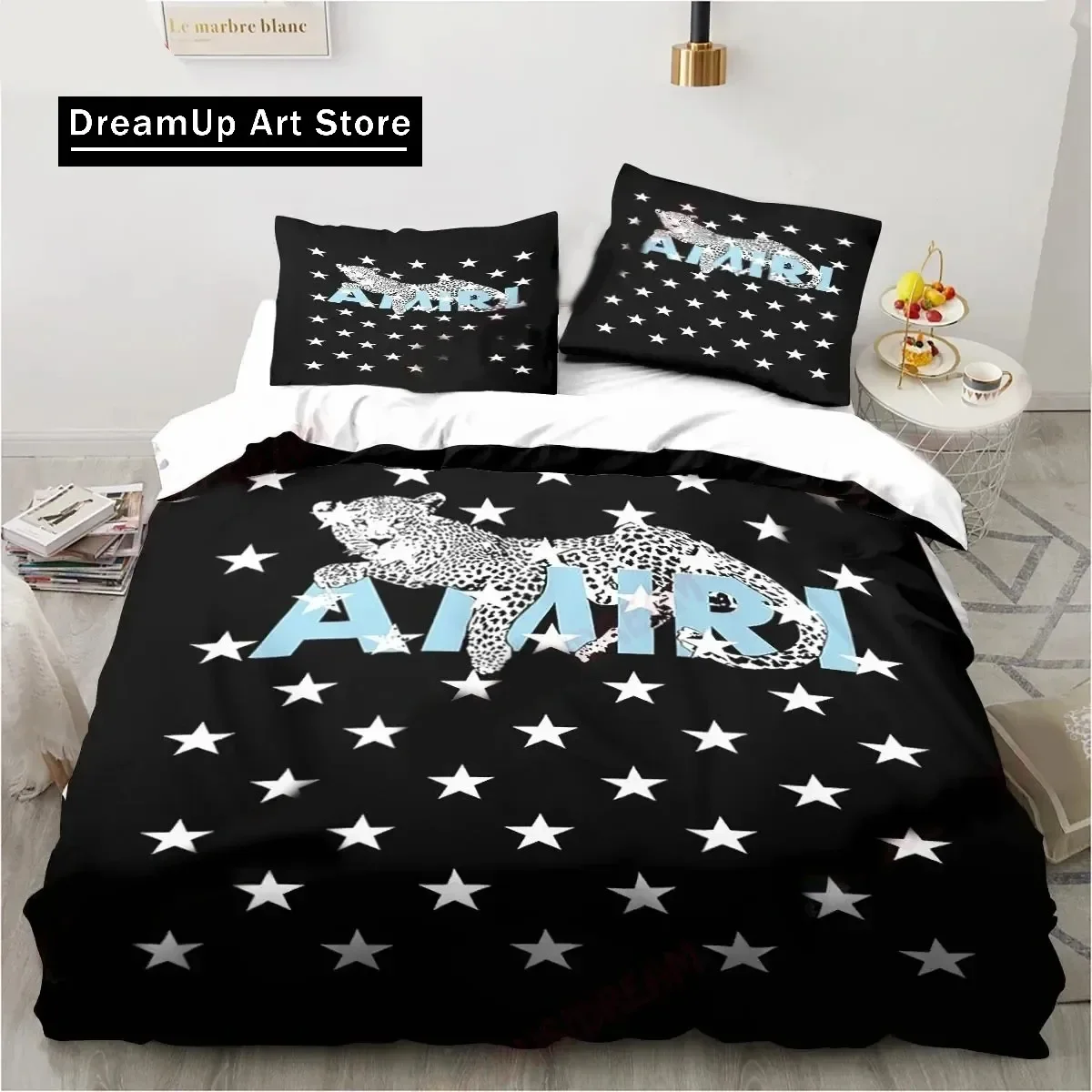 Комплект постельного белья с логотипом Amiris Graffiti для мальчиков и девочек Twin Queen King