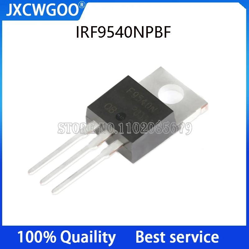 

50PCS IRF9540NPBF IRF9540 F9540N TO-220 P-channel-100v-23a in-line MOSFET New original