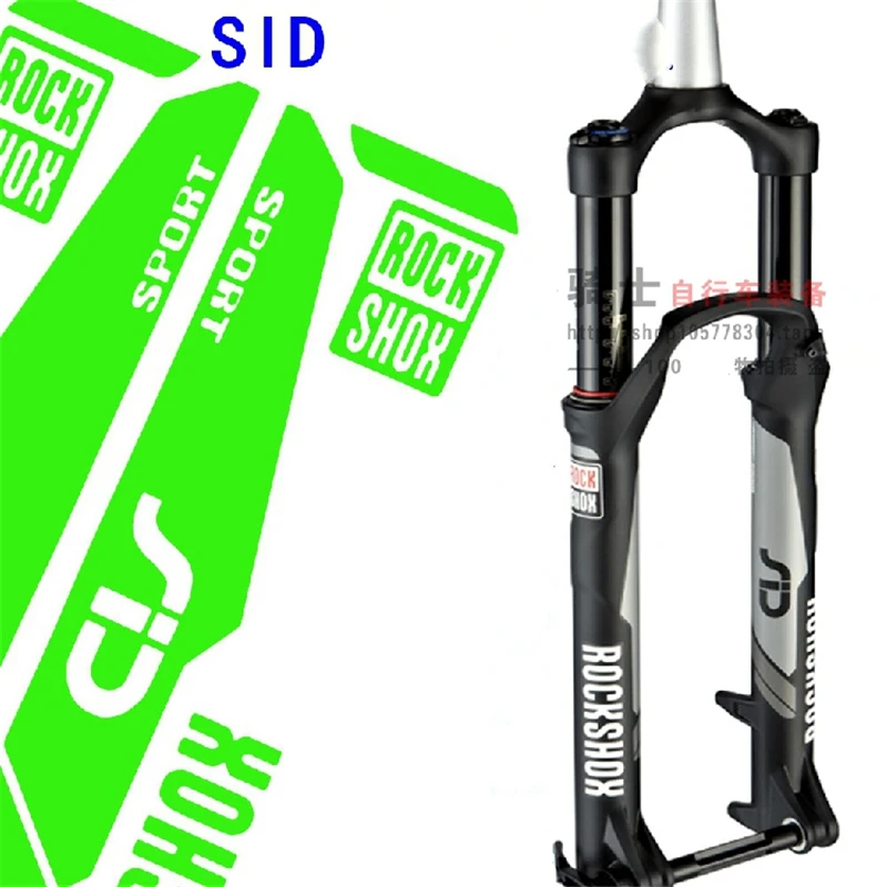 hot sale reflective mountain bike frame stickers for rockshox rock shox sid bicycle fork  Mountain  shock