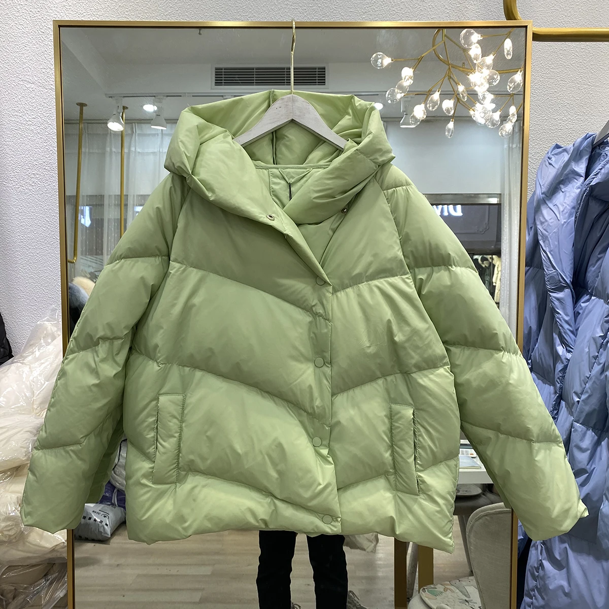 New Women Down Jacket Casual Style Autumn Winter Coats And Parkas Female Outwear