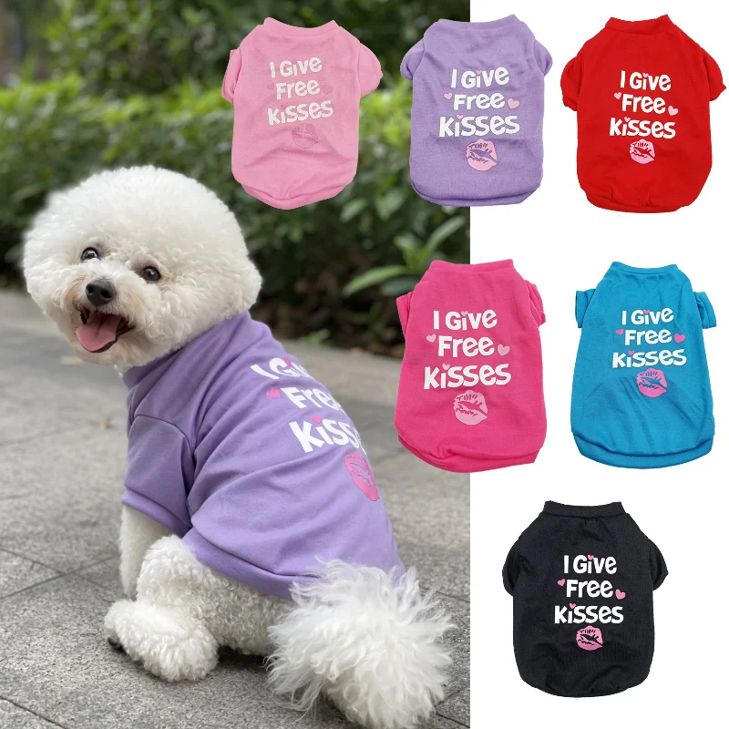

Pet Supplies Pet Clothes Dog Clothes Spring Summer New Arrivals Pet Dog Clothes Vest T-Shirts
