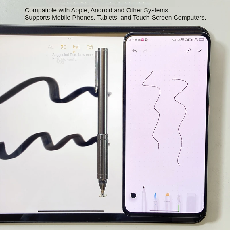 телефон в писе Ручка-стилус с нескользящим крючком, ручка для письма для Ios, Android,  всех емкостных сенсорных экранов, телефонов, планшетов, вращающаяся головка  для хранения | AliExpress