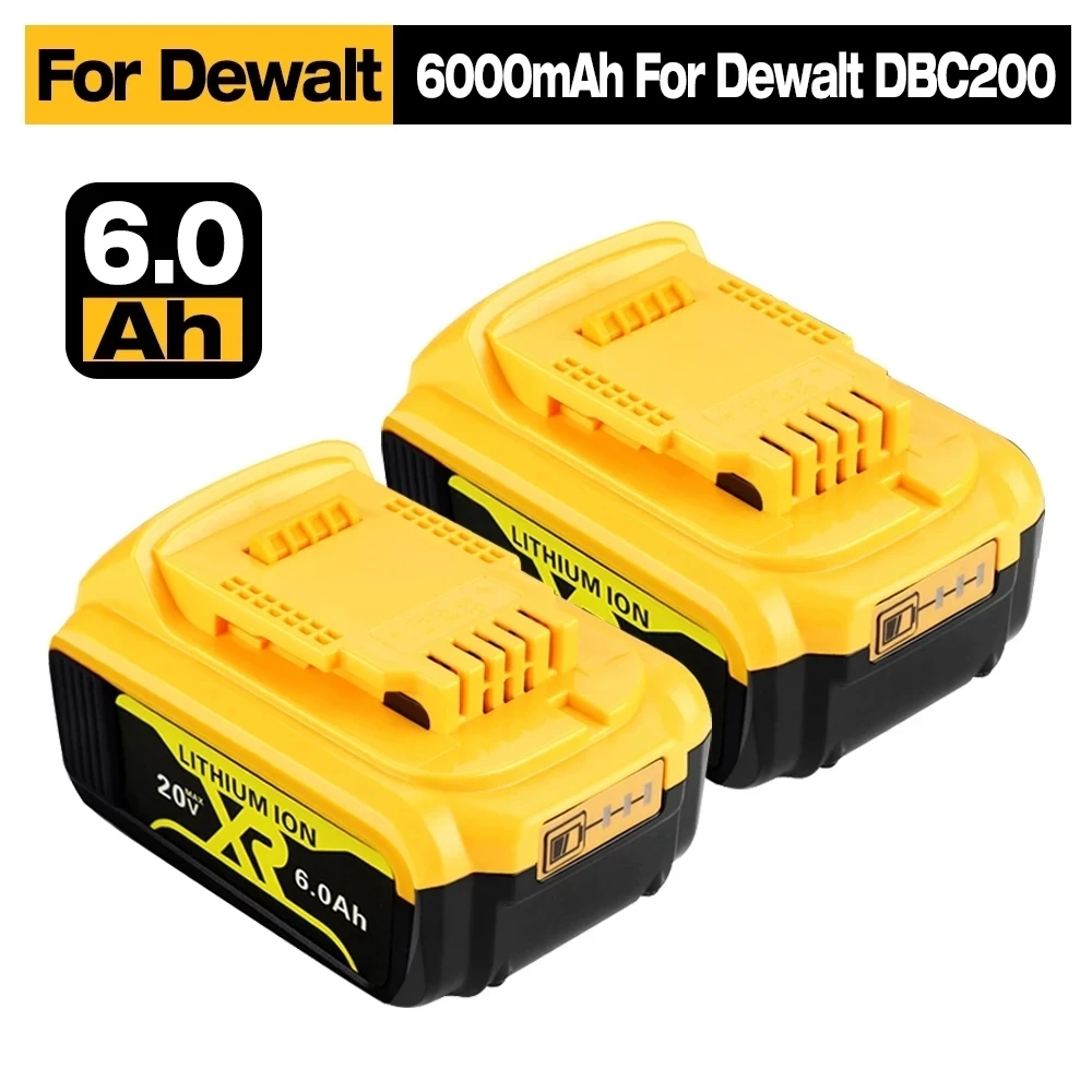 

2022 Upgrade for DeWalt 20V 6.0Ah 8.0Ah 12.0Ah DCB200 Replacement Li-Ion Battery, MAX XR DCB205 DCB201 DCB203 Power Tool Battery