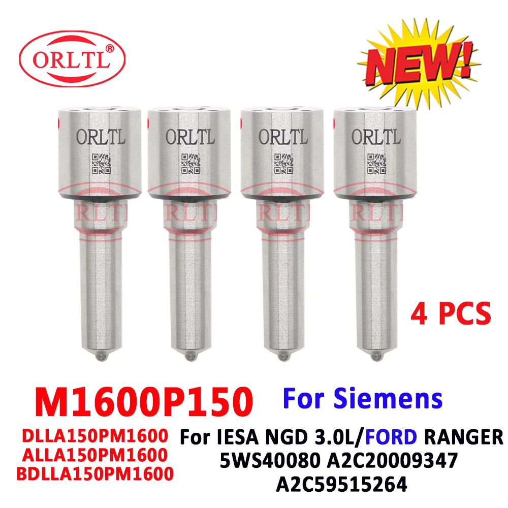 

4 шт. M1600P150 DLLA150PM1600 ALLA150PM1600 BDLLA150PM1600 для FORD RANGER T4 5WS40080 A2C20009347 A2C59515264 IESA NGD 3.0L