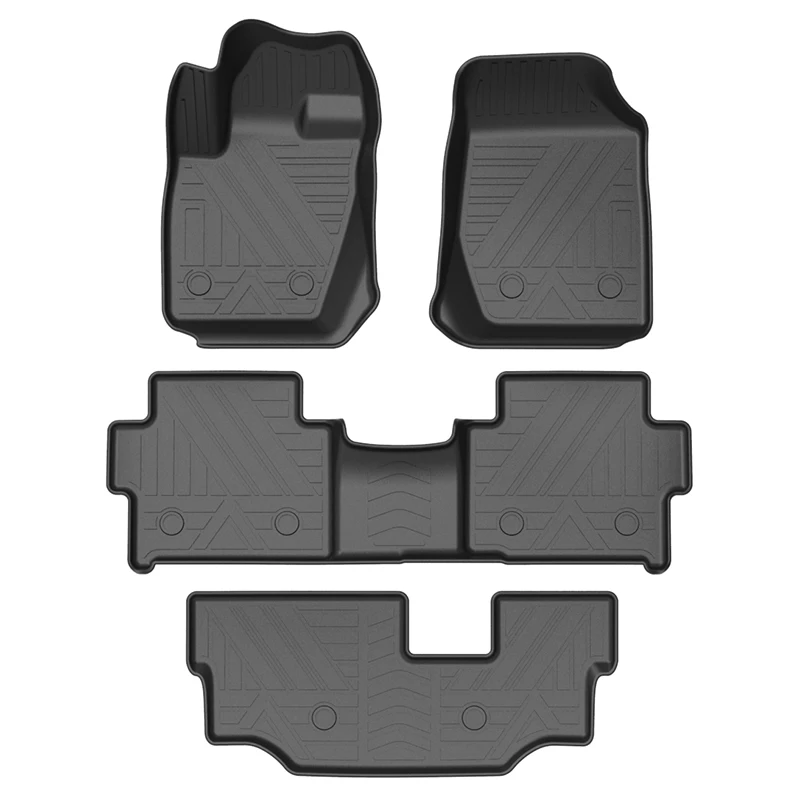 

For Roewe RX8 2018 2019 2020 Floor Mat Fits Ultimate All Weather Waterproof 3D Floor Liner Full Set Front & Rear Interior Mats