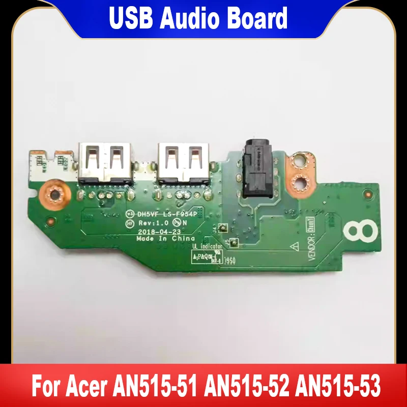 DH5VF LS-F954P USB аудиоплата для ACER Nitro 5 AN515-51 AN515-52 AN515-53 A715-71G A715-72G для Predato Helios 300