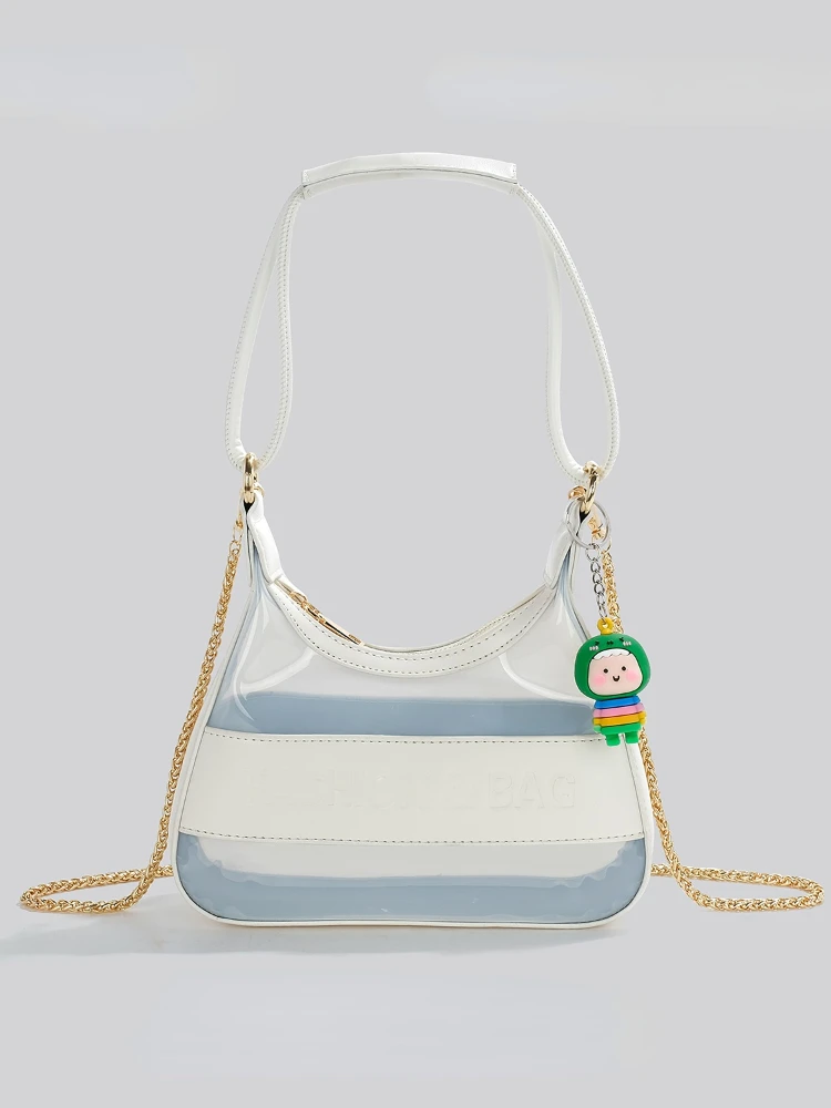 

Special-Interest Design Transparent Underarm Bag High-Grade Bag Women's New One-Shoulder Crossbody Gel Bag