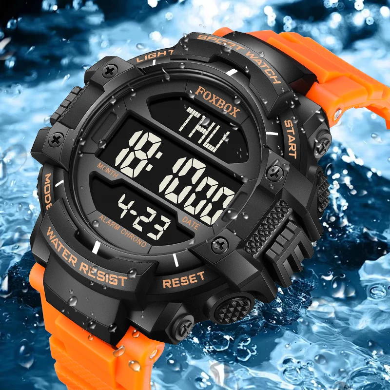 FOXBOX водонепроницаемые часы мужские модные деловые военные для мужчин