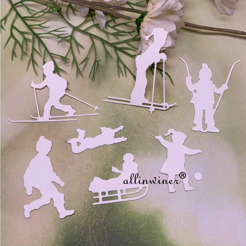 

Новые рождественские снегоступы, металлические Вырубные штампы для рукоделия, скрапбукинг, альбом, бумага, открытки, декоративные поделки, ...