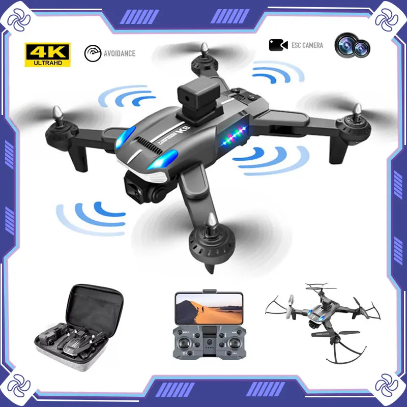K8 Pro Drone 4K HD Electronic Camera Obstacle Avoidance Foldable Quadcopter Optical Flow Positioning Professional Drone Toy