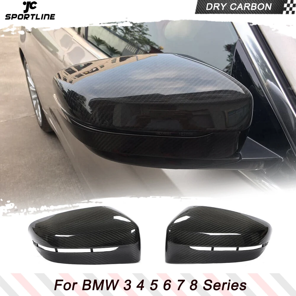 

Чехлы для автомобильных зеркал из сухого углеродного волокна для BMW 3 4 5 6 7 8 серии G20 G22 G30 G14 G16 2020-2022, сменный Стильный чехол для зеркала