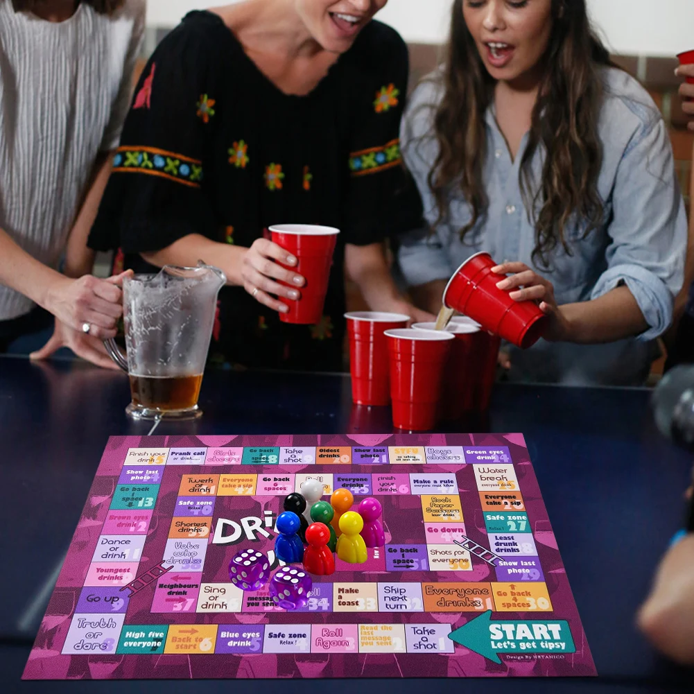 Настольная игра Tipsy Drinking Land Игры для девичника Веселые игры Games Товары вечеринок