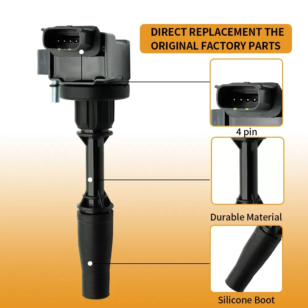 Катушки зажигания 1/4X для Buick Chevy Malibu Regal GMC Cadillac ATS 2.0L 2.5L 12654078 ​ 25202791 099700 -218 ГН10682 5С1884