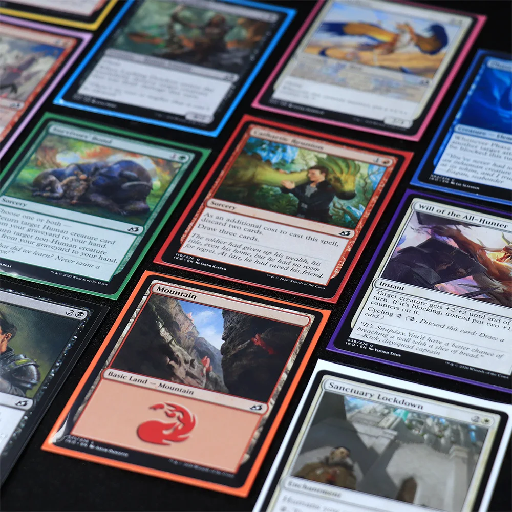 100 Шт. Матовые Рукава Для Карт Стандартного Размера TCG Tarot Настольные Игры