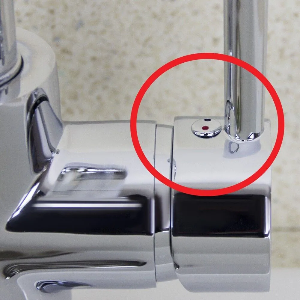 

Plastic Durable Faucet Sign Hot Cold Water Sign For Holes Diameter 6.7mm For Kitchen Bathroom Decoration Cover