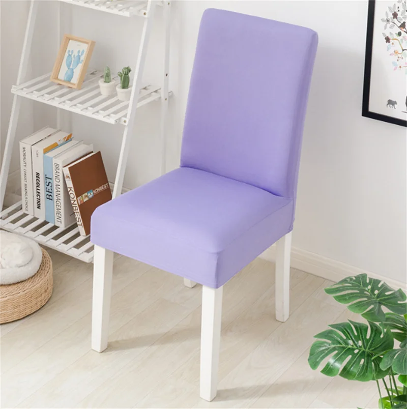 

2022 Dirty Resistant Househood Elastic Chair Cover Fashion Comfortable High Quality Solid Color Chair Cover