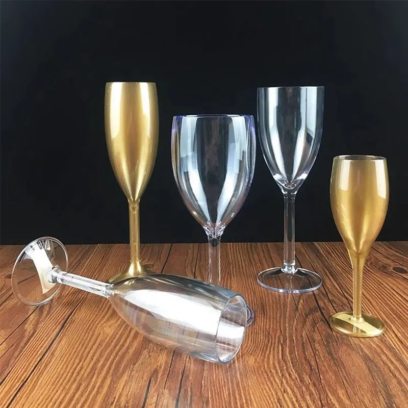 Одноразовый стакан для красного вина 190 мл пластиковые бокалы шампанского