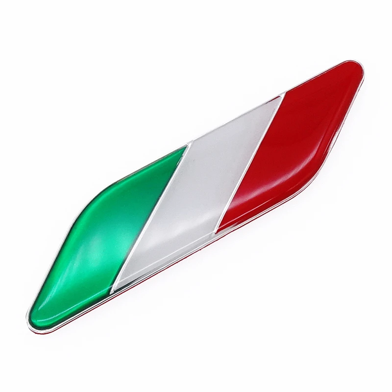 Универсальная 3D Автомобильная наклейка, эмблема итальянского флага, значок, стикер для стайлинга автомобиля, наклейка для Honda VW Audi Benz Ferrari Maserati Lamborghini