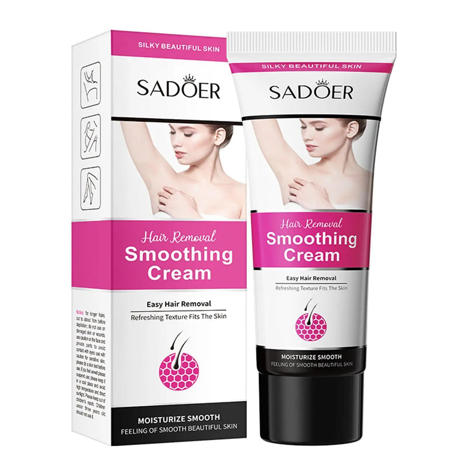 

Hair Removal Cream Painless Depilatory Cream Body Armpit Legs Arms Hair Remove Whitening Skin Care For Men Women 50g N0A5