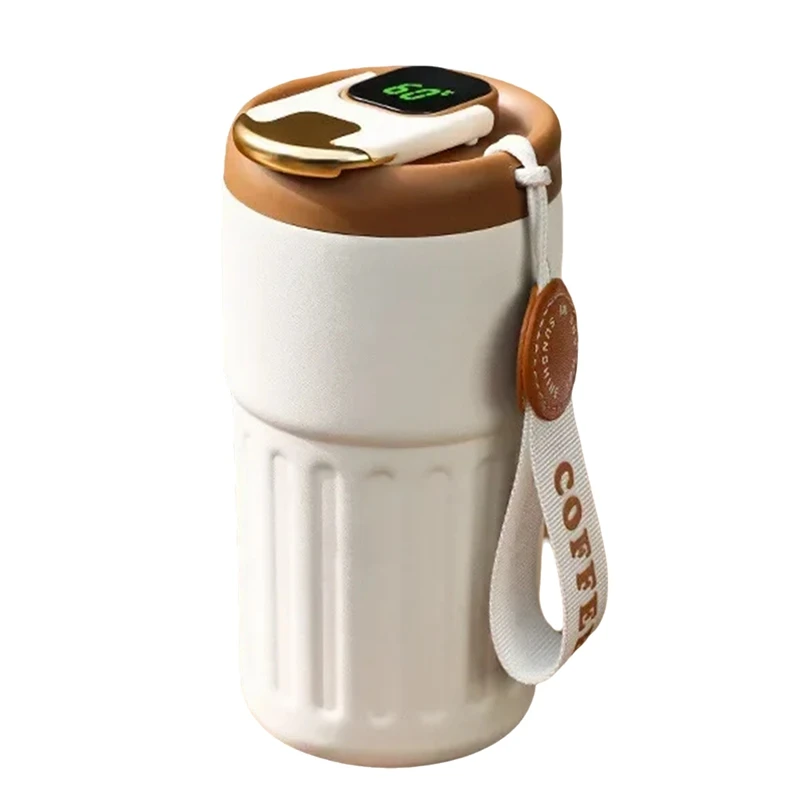 Термос объемом 450 мл с интеллектуальным дисплеем температуры Вакуумная чашка из