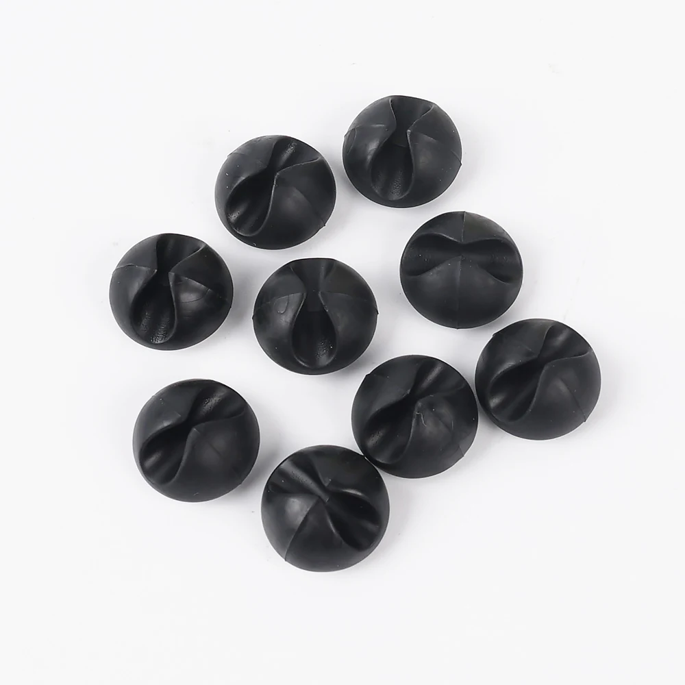 

USB Cable Organizer Silicone Fixer Wire Winder Earphone Holder Cord Clip for Office Desktop Phone Charging Cable Wire Management