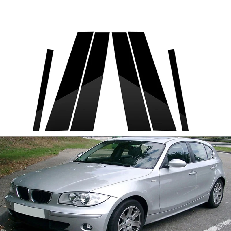

Подходит для BMW 1 серии E81/E82/E87/E88 хэтчбек 2004-2013, глянцевые черные стойки, молдинг двери, окна, наклейка, наклейка, крышка