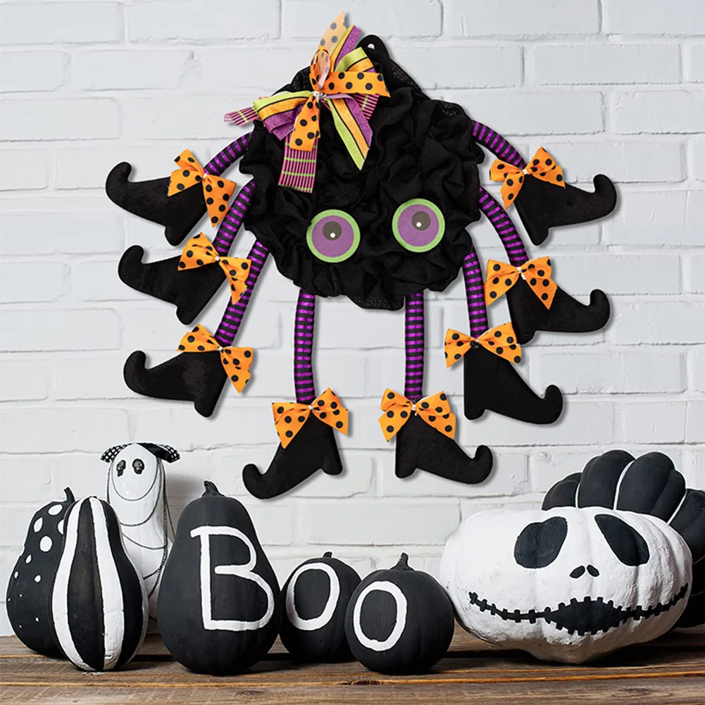 

Halloween Spider Door Hanging Multi-Legged Spider Fabric Garland Decoration Halloween Home Pendant Ornament Supplies