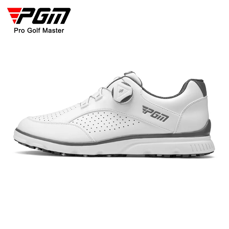 PGM Men Golf Shoes Breathable Anti-skid Spike Golf Shoes Air Vent Design Outdoor Sport Wear Comfortable Golf Shoes Men Footwear