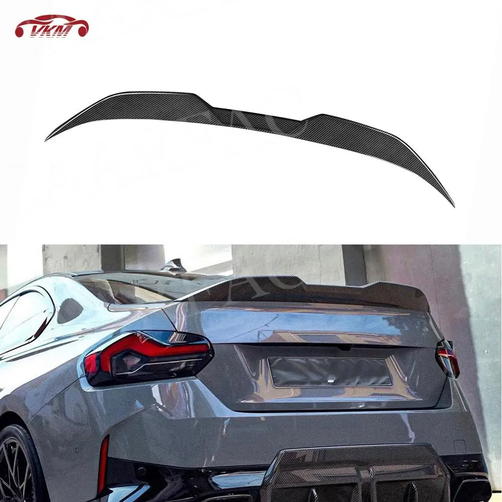 Сухой углеродный Автомобильный задний спойлер для багажника комплекты корпуса