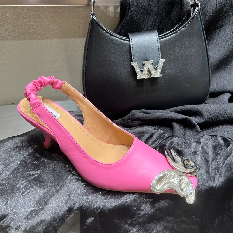 

Сандалии женские на высоком квадратном каблуке, босоножки с квадратным носком, роскошные брендовые дизайнерские удобные мягкие туфли с зак...