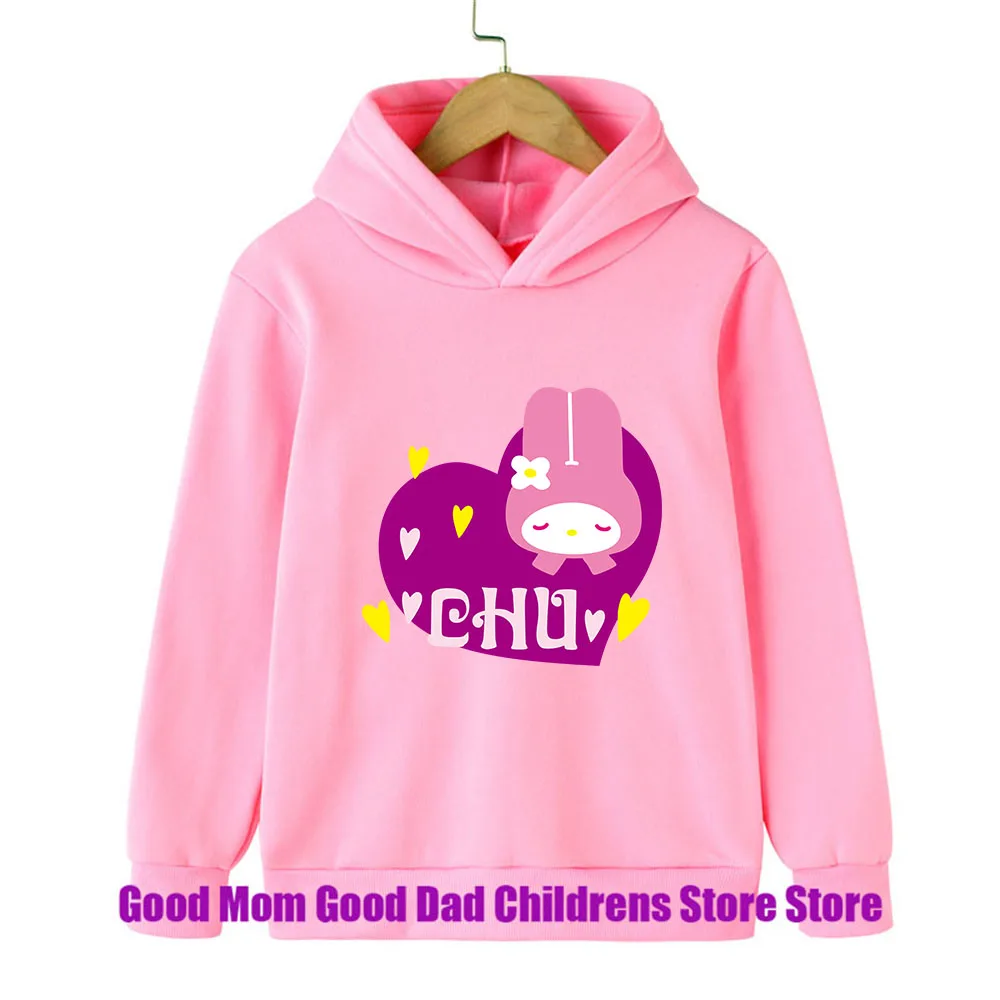Толстовка С Капюшоном Disney Melody Sanrio Kuromi Хлопковая Унисекс Повседневная Удобная