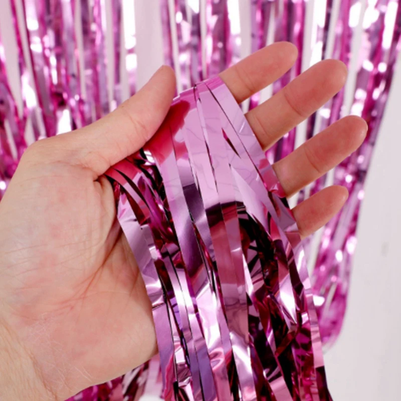 Лидер продаж плотная шелковая занавеска-Дождик 2x 1x3 м украшение на стену для